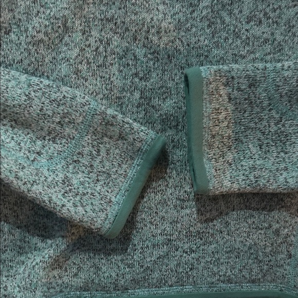 EUC Patagonia Seafoam Green Fleece Pullover - Picture 6 of 10